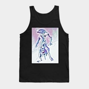 space alien UFO Tank Top